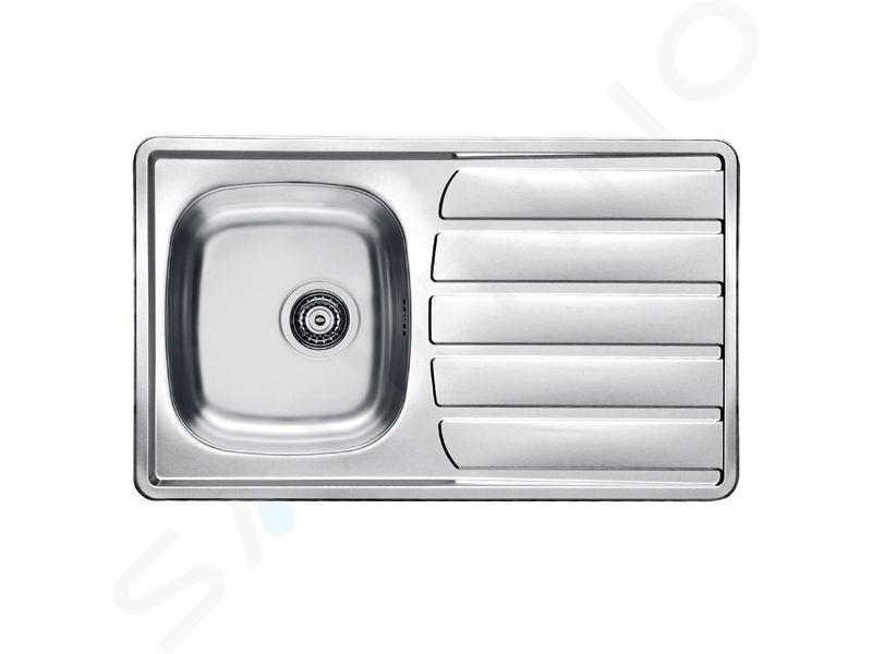 Alveus Zoom - Spoelbak 86x50 cm, rvs 1098842