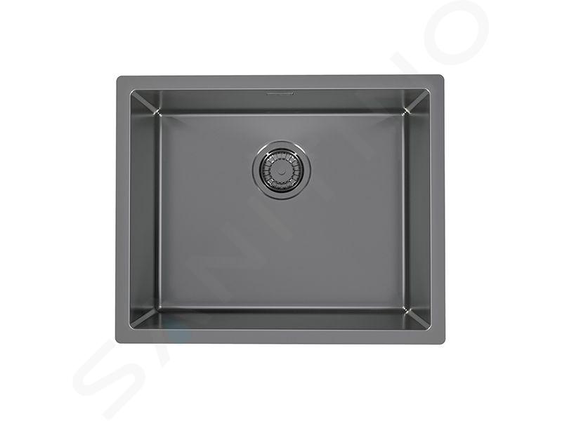 Alveus Quadrix Monarch - Drez 550x450 mm, anthracite 1103383