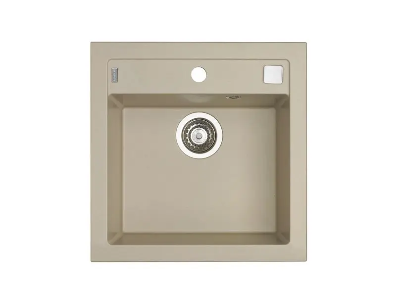 Alveus Formic - Gránit mosogató 520x510 mm, lefolyásszabályozóval, kavicsos 1103763