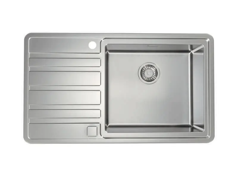 Blanco Delta II - Silgranit Spoelbak, 106x58 Cm, Met Afvoerbediening En Toebehoren Infino Wit 523660
