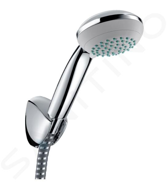 Hansgrohe Crometta 85 - Brausegarnitur Variojet 2jet, mit Halter Porter'C 1,25 m, verchromt 27558000