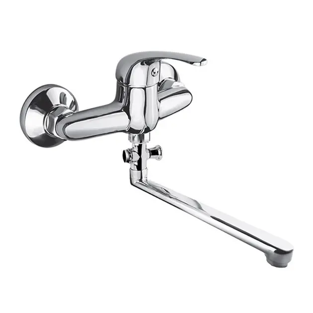 Mereo Lila - Bateria wannowa, ramię 300 mm, rozstaw 100 mm, chrom CBEE602A04