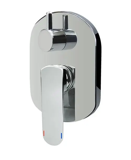 Levně Mereo Mada - Baterie pod omítku, pro 2 spotřebiče, s tělesem, chrom CBQ60106MB