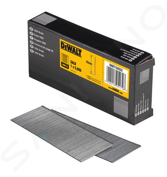 DeWALT Accessoires - Clous 45 mm, 5000 pcs DNBT1845GZ