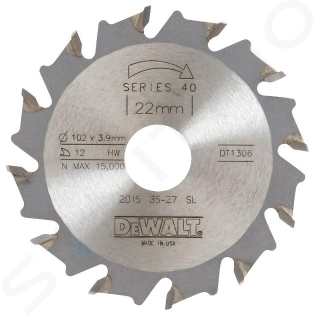 DeWALT Akcesoria - Ostrze do frezarki lamelowej 105x22 mm, 12 zębów DT1306