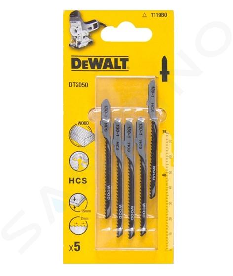 DeWALT Toebehoren - Set houtzaagbladen, lengte 76 mm, 5 stuks DT2050