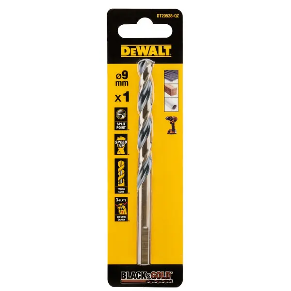 Levně DeWALT Příslušenství - Vrták do kovu 9x125 mm DT20528