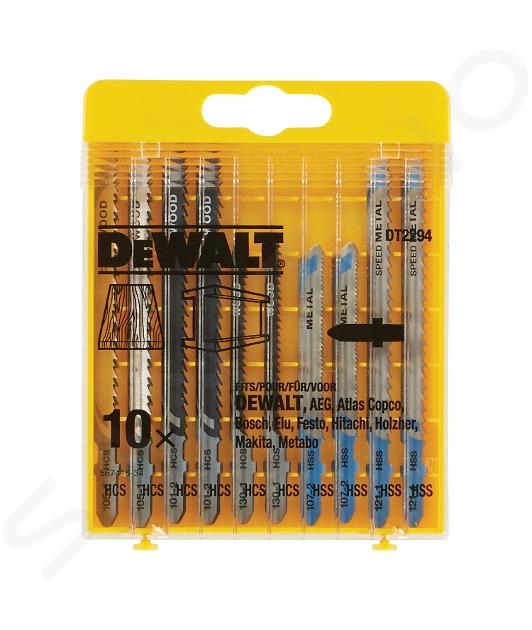 DeWALT Tartozékok - 10 darabos fűrészlapkészlet fémhez és fához DT2294