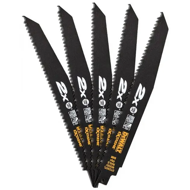 DeWALT Udstyr og tilbehør - Sæt med savklinger, længde 23 cm, 5 stk DT2307L