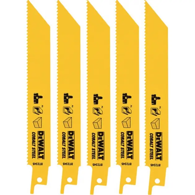 DeWALT Toebehoren - Set van zaagbladen, lengte 15 cm, 5 stuks DT2345