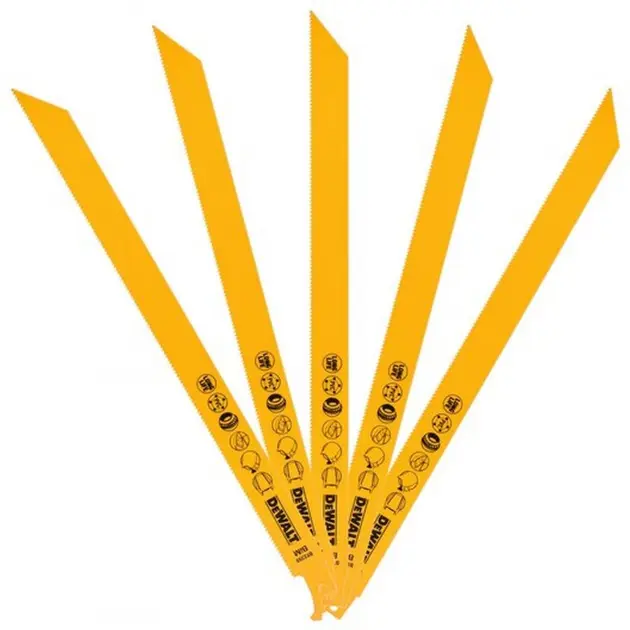 DeWALT Toebehoren - Set van zaagbladen, lengte 31 cm, 5 stuks DT2355
