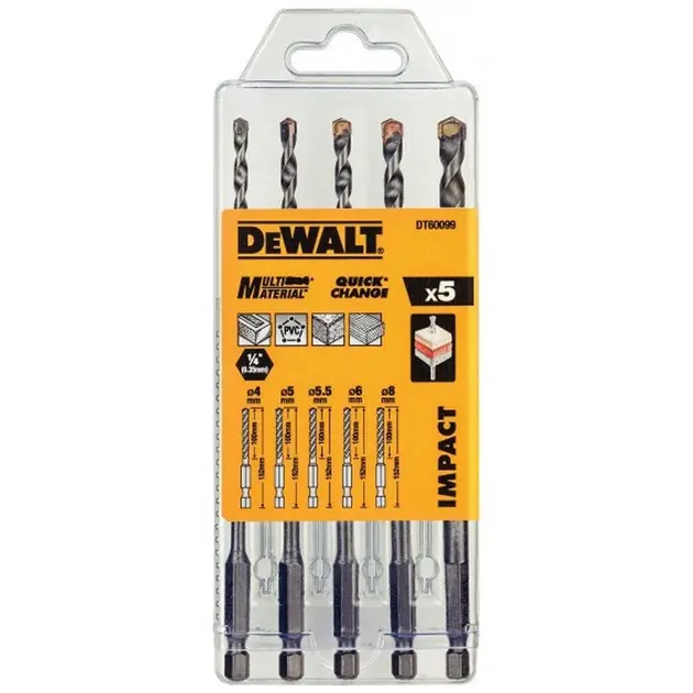 DeWALT Accessori - Set Di 7 Punte Da Trapano Per Metallo DT70831