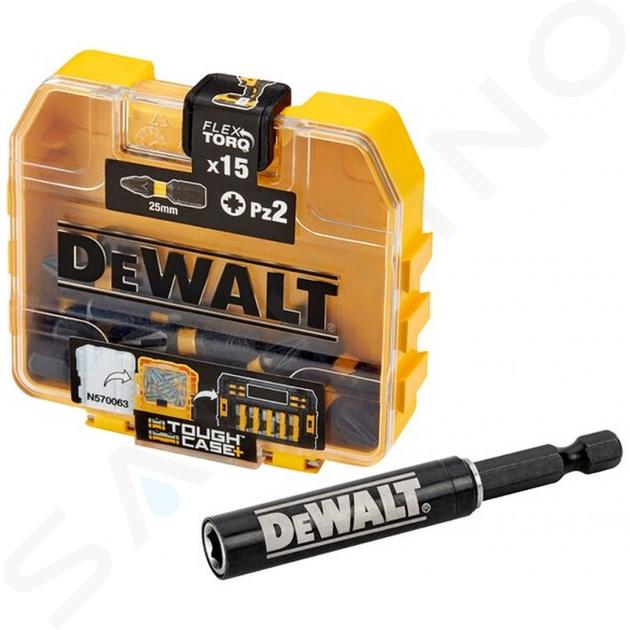 DeWALT Zubehör - PZ2 Bit-Set, 15-tlg. DT70618T