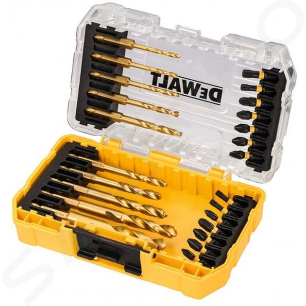 DeWALT Príslušenstvo - 24-dielna súprava bitov a vrtákov DT70748T