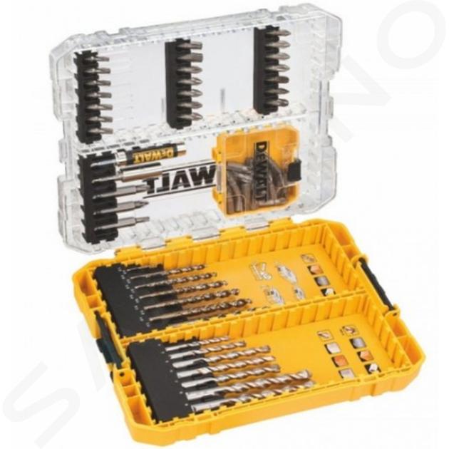 DeWALT Príslušenstvo - 63-dielna súprava bitov a vrtákov DT70759