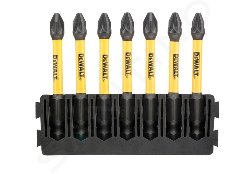 DeWALT Príslušenstvo - 7-dielna súprava predĺžených bitov PZ2 DT70821