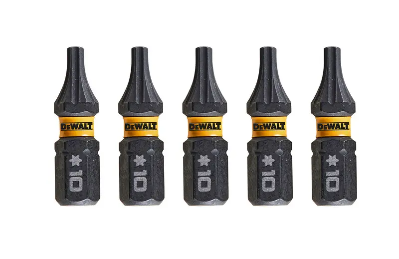 Levně DeWALT Příslušenství - Sada bitů T10, 5 ks DT7379T