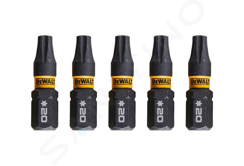 DeWALT Accessoires - Set d'embouts T20, 5 pièces DT7381T