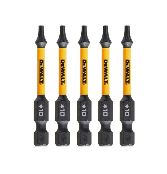 DeWALT Udstyr og tilbehør - Bitssæt T10, 5 stk DT7393T