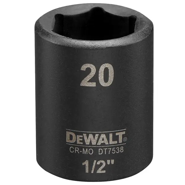DeWALT Accesorios - Llave de vaso 20x38 mm DT7538