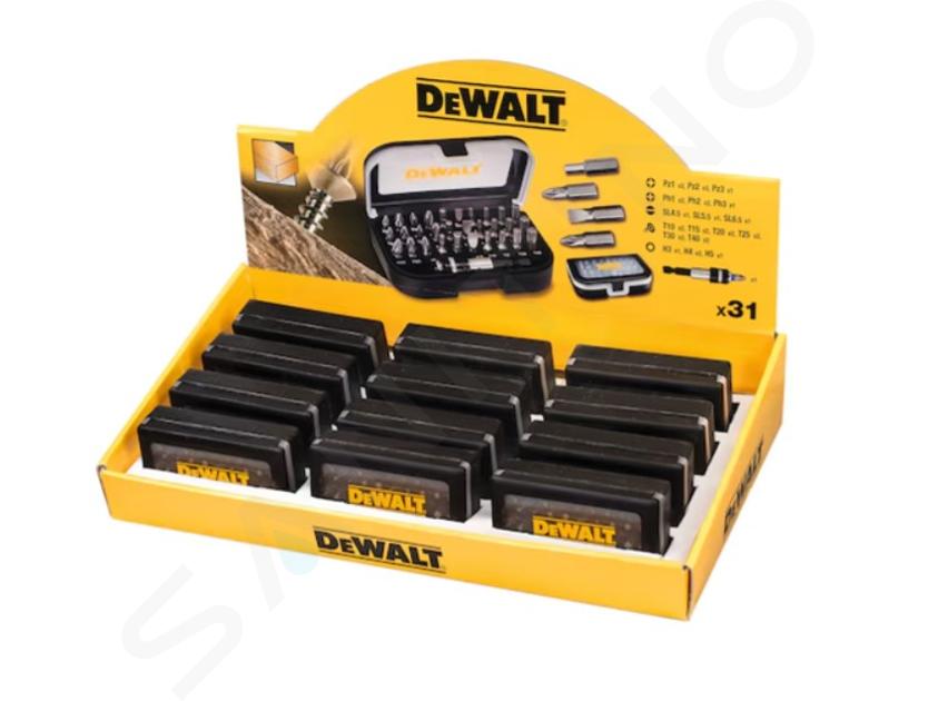DeWALT Príslušenstvo - 31-dielna súprava bitov, 12 ks DT7944TS