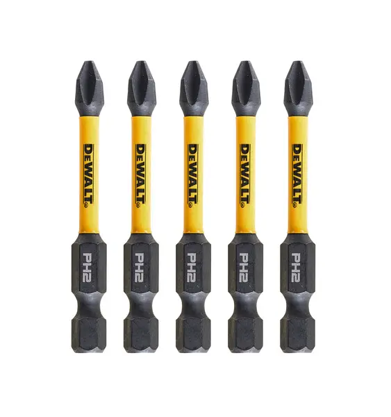 DeWALT Accesorios - Juego de puntas PH2, 5 piezas DT7998T