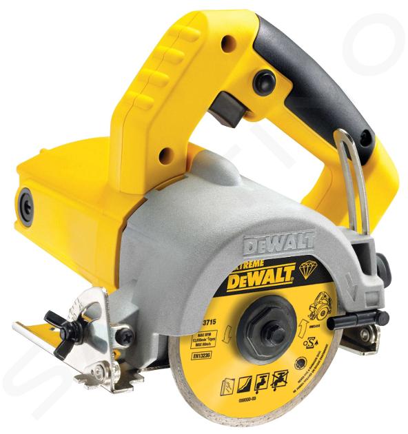 DeWALT Unelte - Fierăstrău de tăiere pentru plăci ceramice 110 mm, 1300 W, pentru tăierea umedă și uscată DWC410