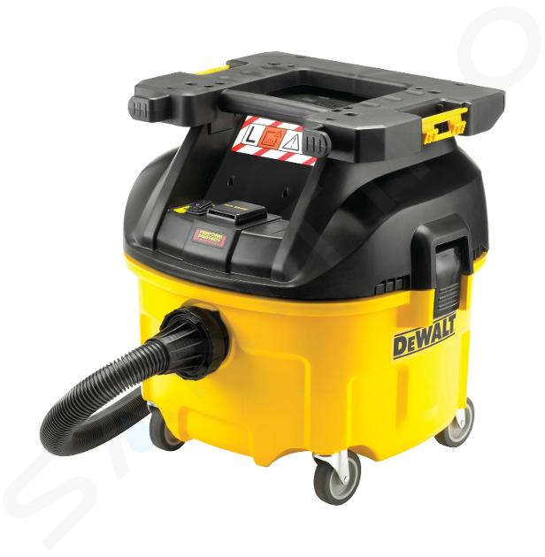 DeWALT - Odkurzacz przemysłowy 1400 W, pojemność 30 l, adapter TSTACK DWV901LT