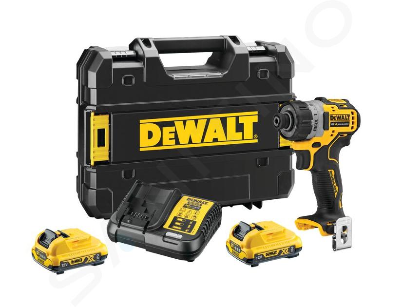 DeWALT Outillage - Tournevis sans fil 12 V, 2 x batteries XR 2,0 Ah DCF601D2