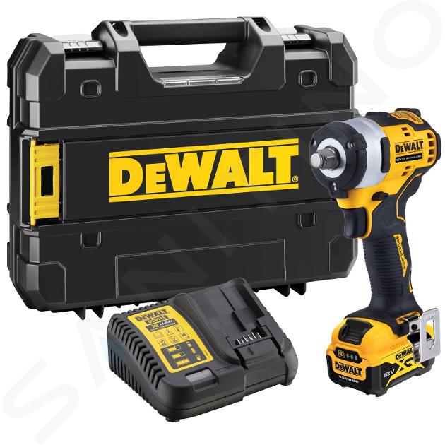 DeWALT Gereedschap - 12V ACCU slagmoersleutel, 1x accu 5.0 Ah XR, oplader DCF901P1