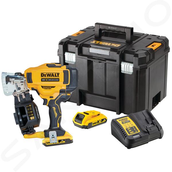 DeWALT Nářadí - 18V AKU hřebíkovačka 19-45 mm, 2x aku 2,0 Ah XR, nabíječka DCN45RND2