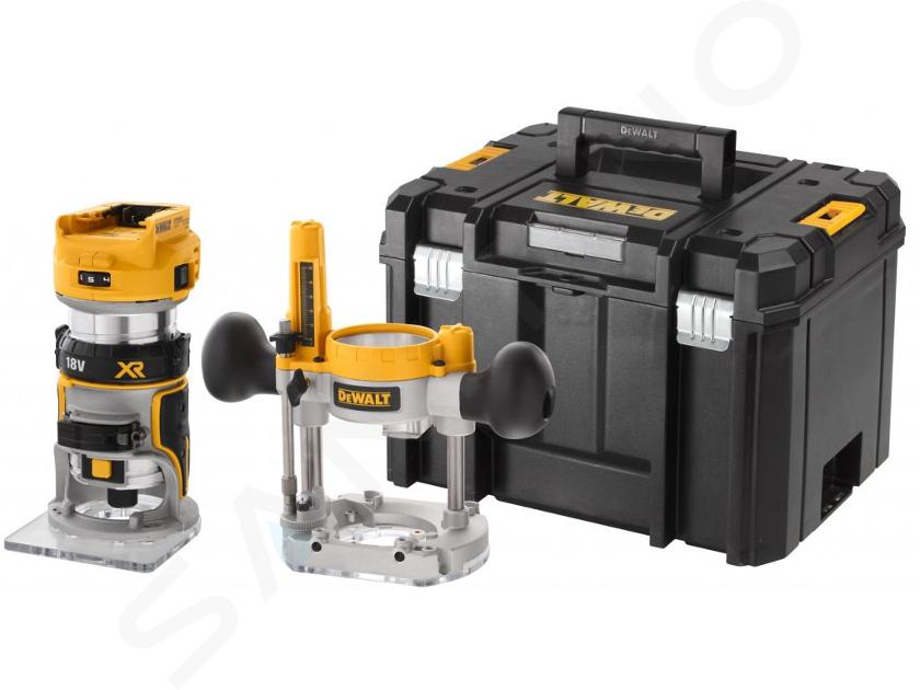 DeWALT Náradie - 18V AKU kombinovaná frézka 8 mm, bez batérie a nabíjačky DCW604NT