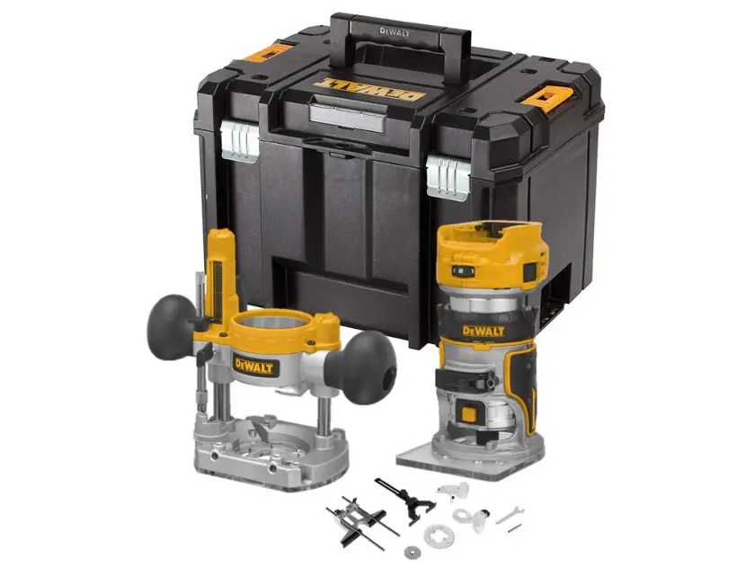 DeWALT Herramientas - Fresadora combinada AKU 18V 8 mm, sin batería  DCW604NT