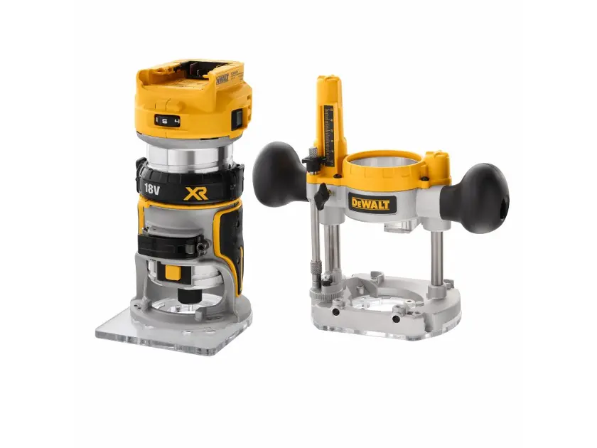 DeWALT Herramientas - Fresadora combinada AKU 18V 8 mm, sin batería  DCW604NT