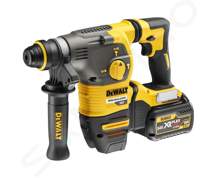 DeWALT Eszközök - 54V akkumulátoros kombi kalapács SDS Plus, akkumulátor és töltő nélkül DCH323NT