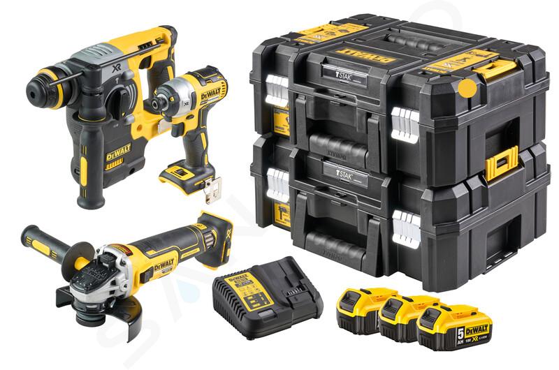 DeWALT Utensili - Set di 9 utensili a batteria, batterie e caricabatterie DCK305P3T