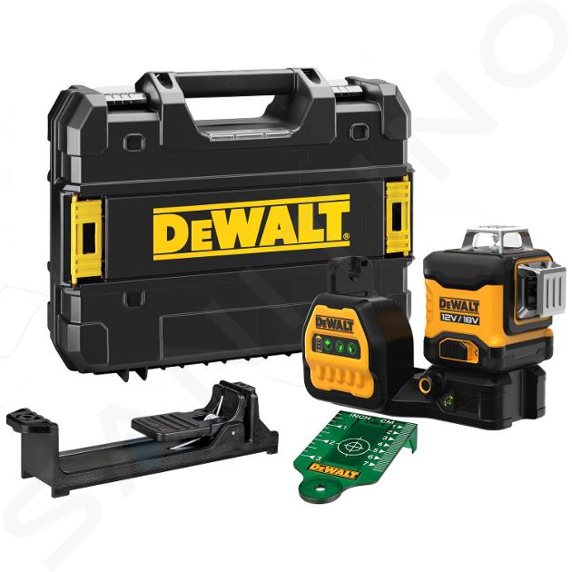 DeWALT Accessoires - Laser croix verte sans fil 12/18V, sans batterie ni chargeur DCE089NG18