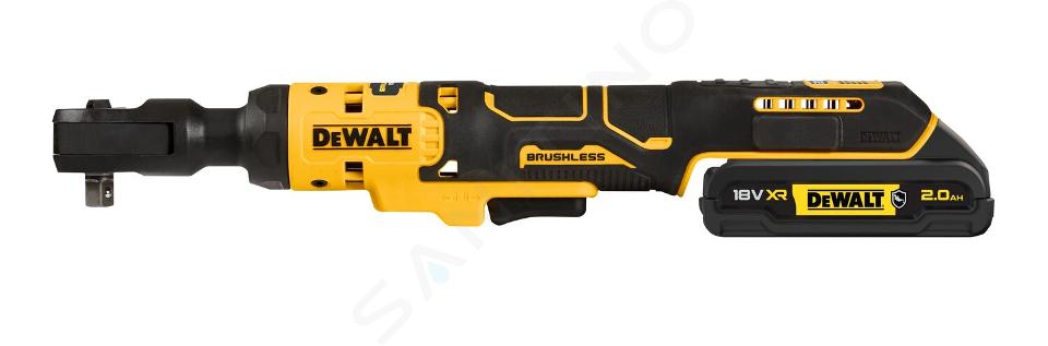 DeWALT Werkzeuge - Akku-Ratsche 18V, 1x 2,0 Ah Li-Ion XR Akku, Ladegerät DCF513D1G