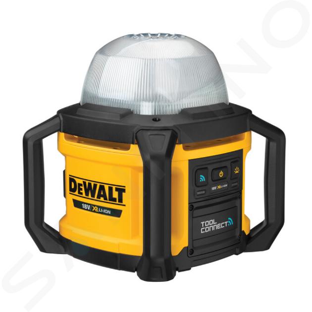 DeWALT - Eclairage LED sans fil 18V, Bluetooth, sans batterie ni chargeur DCL074