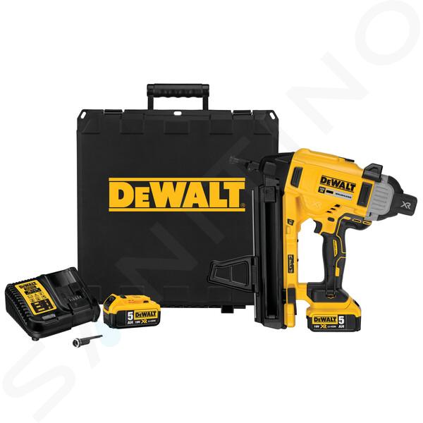 DeWALT Gereedschap - 18V Accu Afwerktacker, 13-57 mm, 2x accu's 5,0 Ah Li-Ion, oplader DCN890P2