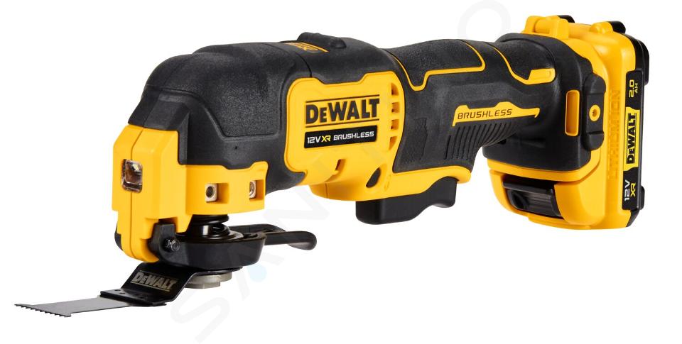 DeWALT Narzędzia - Szlifierka uniwersalna oscylacyjna AKU 12V z akcesoriami, 2 akumulatory XR 2,0 Ah, ładowarka DCS353D2