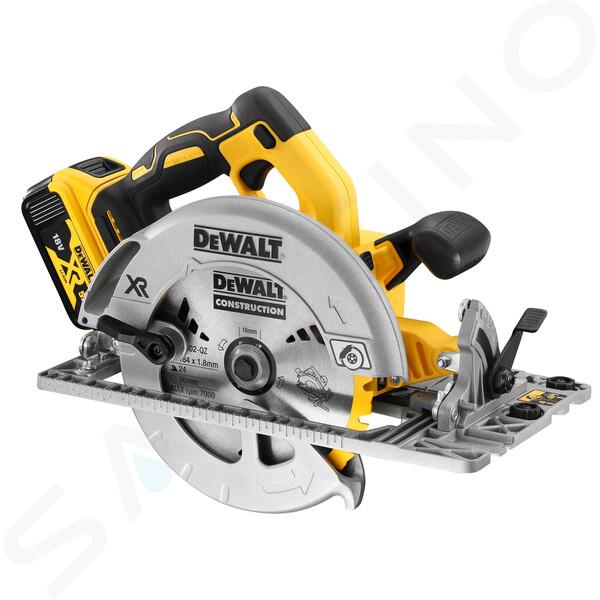 DeWALT Narzędzia - 18V AKU piła tarczowa, 2x akumulator 5,0 Ah XR, ładowarka DCS572P2