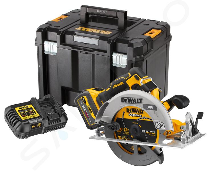 DeWALT Werkzeuge - 18V Akku-Kreissäge, 1 x 6,0 Ah FLEXVOLT Akkus, Ladegerät DCS573T1