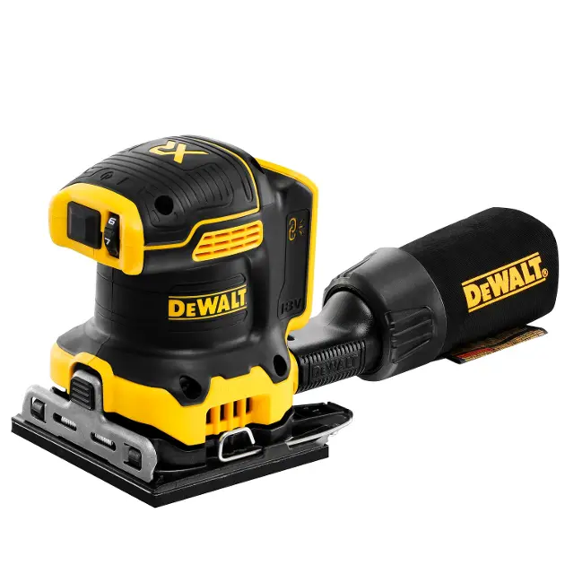 DeWALT Outillage - Ponceuse vibrante sans fil 18V, sans batterie ni chargeur DCW200N