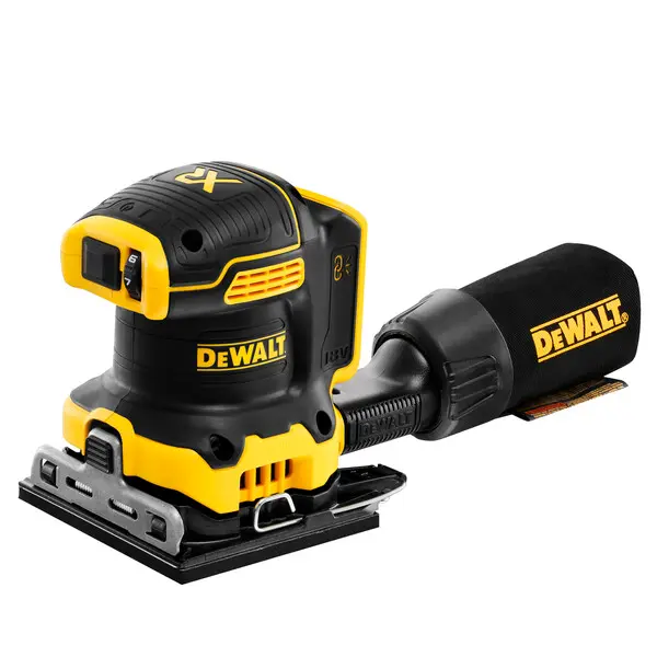 DeWALT Unelte - Polizor cu vibrații pe acumulator 18V, 2 x baterii 5,0 Ah XR, încărcător DCW200P2