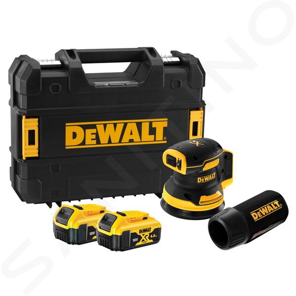 DeWALT Unelte - Polizor excentric pe acumulator de 18V 125 mm, 2x baterie 5,0 Ah XR, încărcător DCW210P2