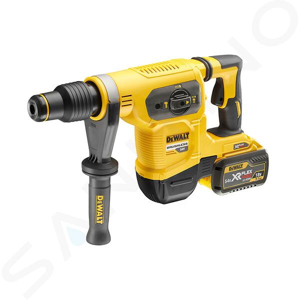 DeWALT Unelte - Ciocan combinat pe acumulator 54V SDS Max, 2x acumulator 9,0 Ah FLEXVOLT, încărcător DCH481X2