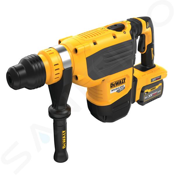 DeWALT Outillage - Marteau combiné sans fil 54V SDS Max, 2 batteries 9,0 Ah FLEXVOLT, chargeur DCH735X2