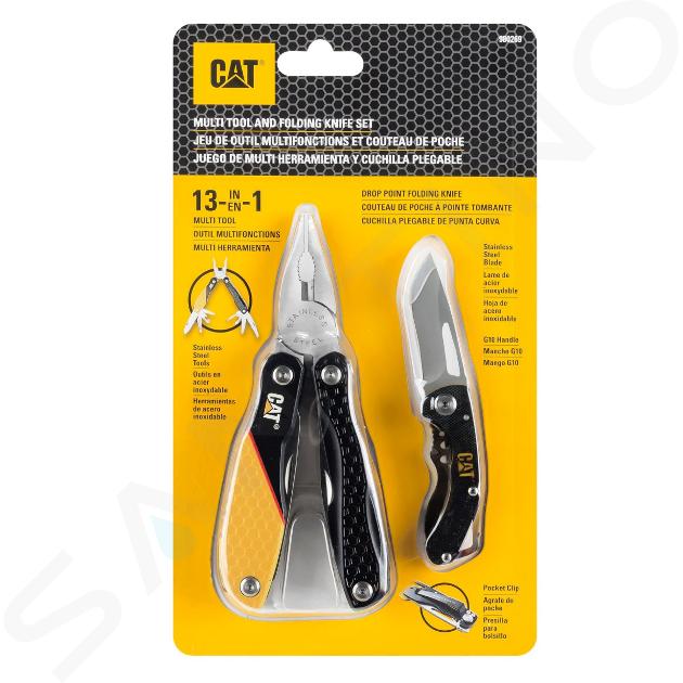 Caterpillar Outils - Set multifonction, pinces, couteau CT980269