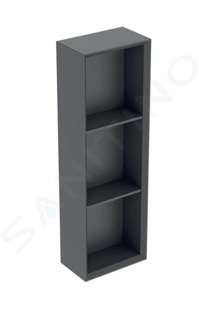 Geberit iCon - Boční skříňka 23x70x13 cm, otevřená, lávová 502.320.JK.1